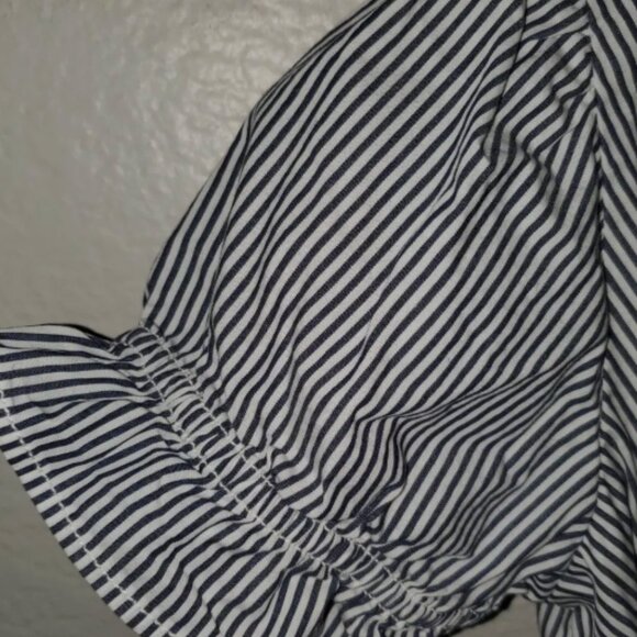 J Crew Ruffle stretch cotton poplin jumpsuit size 4 - Picture 5 of 7